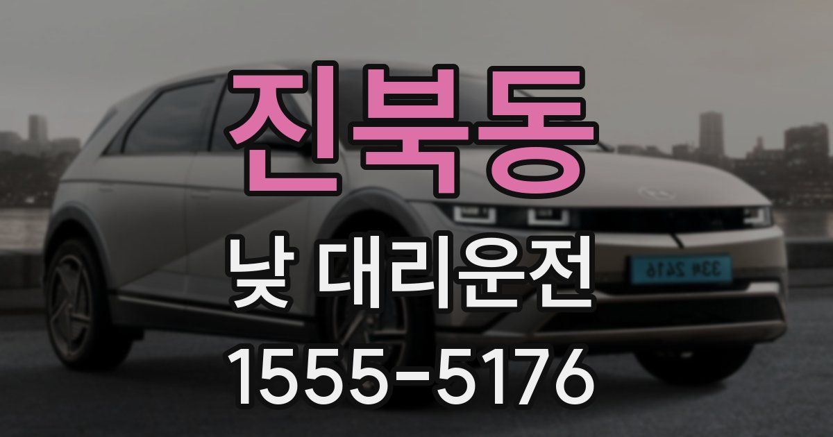 진북동 낮 대리운전