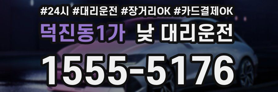 덕진동1가 낮 대리운전