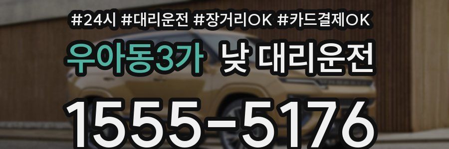 우아동3가 낮 대리운전