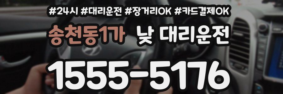 송천동1가 낮 대리운전