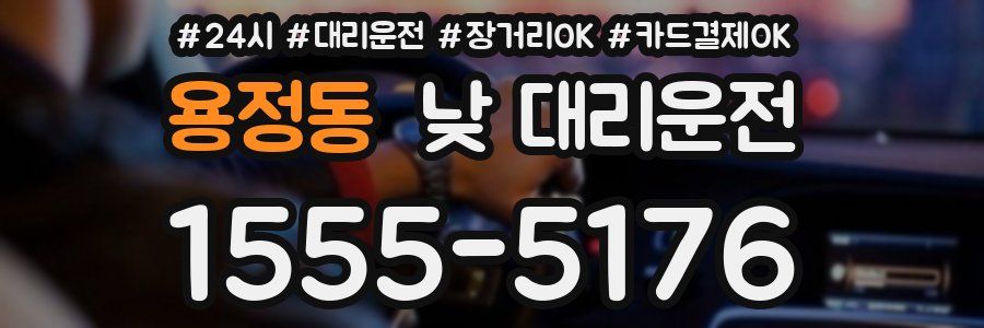 용정동 낮 대리운전