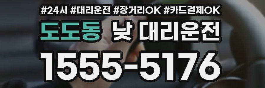 도도동 낮 대리운전