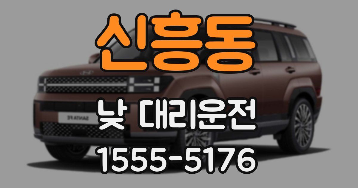 신흥동 낮 대리운전