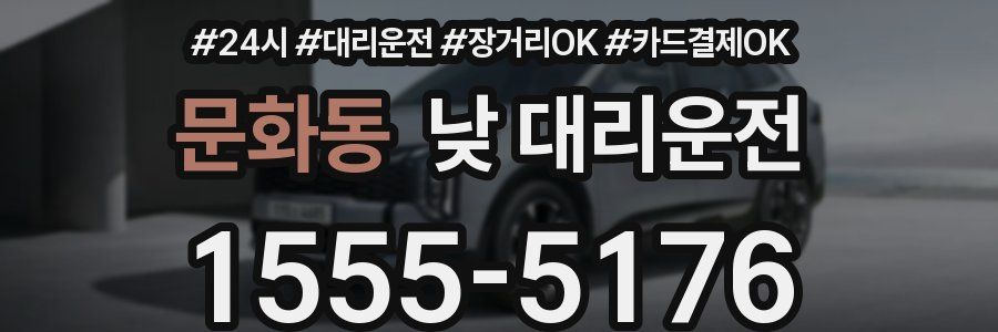 문화동 낮 대리운전