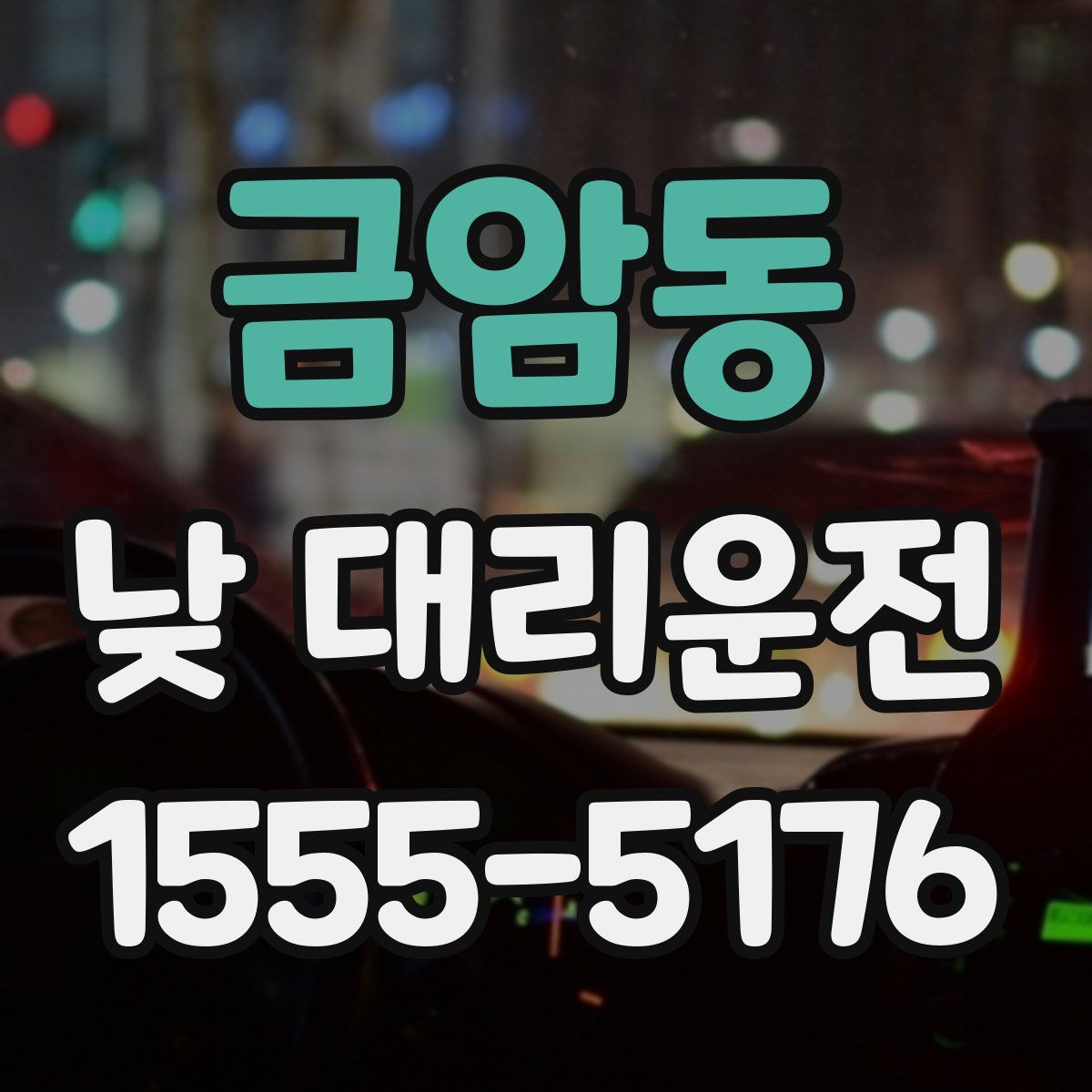 금암동 낮 대리운전