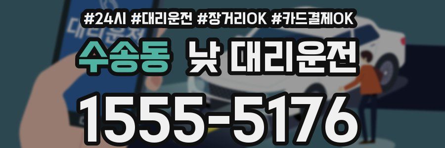 수송동 낮 대리운전