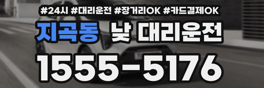 지곡동 낮 대리운전