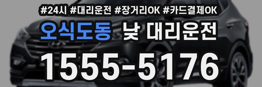 오식도동 낮 대리운전