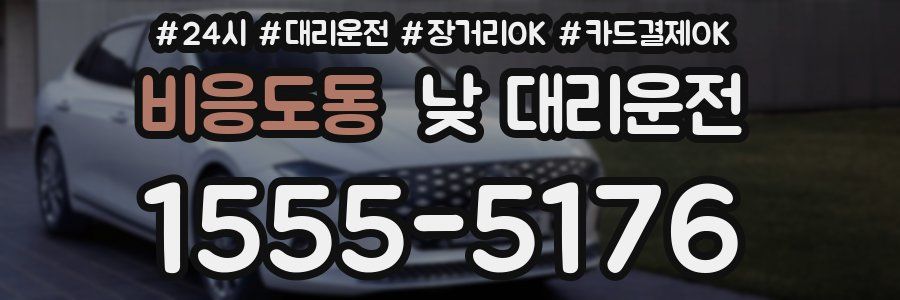 비응도동 낮 대리운전