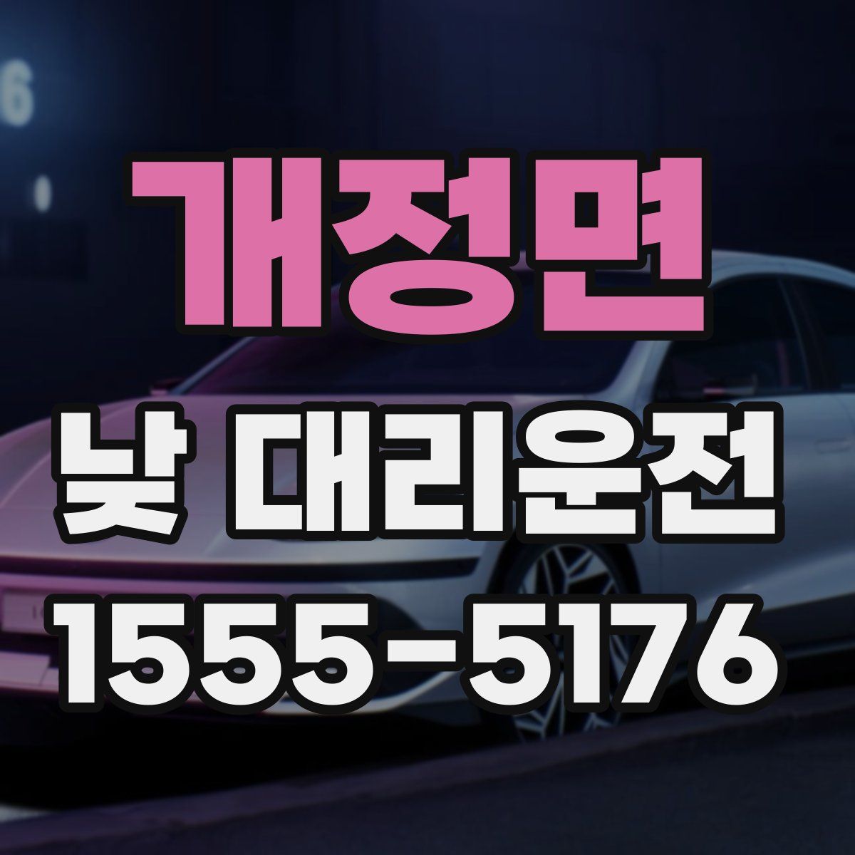 개정면 낮 대리운전