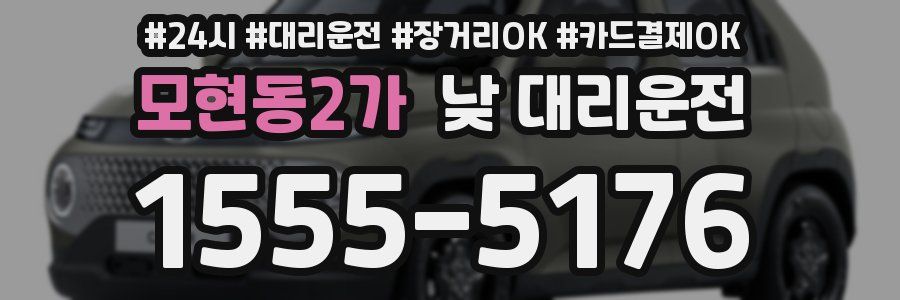 모현동2가 낮 대리운전
