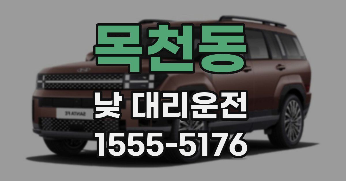 목천동 낮 대리운전