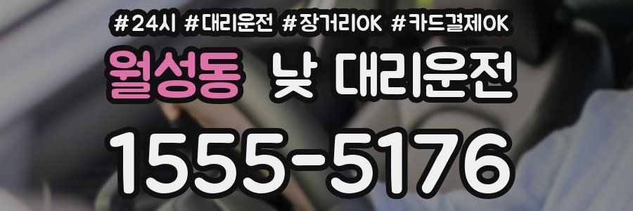 월성동 낮 대리운전