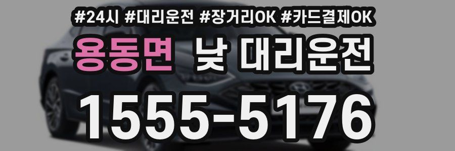용동면 낮 대리운전