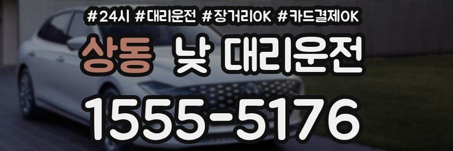 상동 낮 대리운전