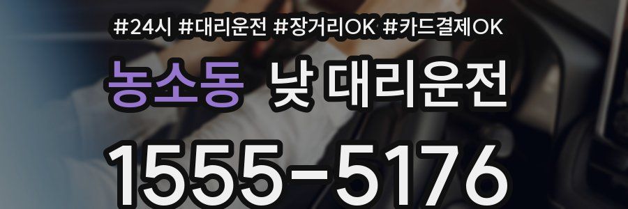 농소동 낮 대리운전