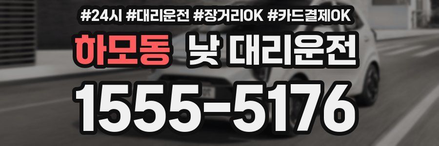 하모동 낮 대리운전