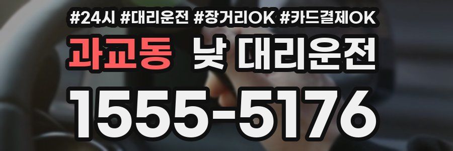 과교동 낮 대리운전