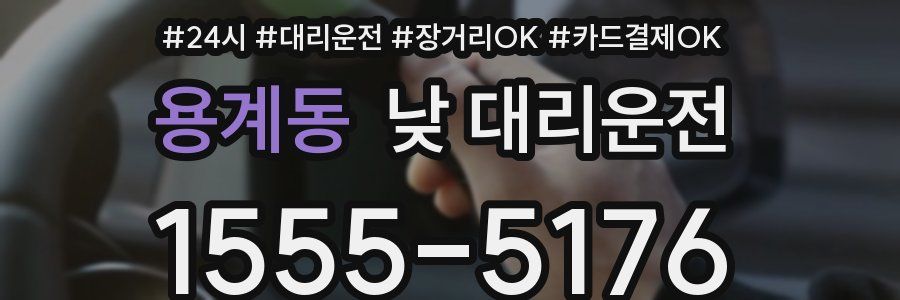 용계동 낮 대리운전