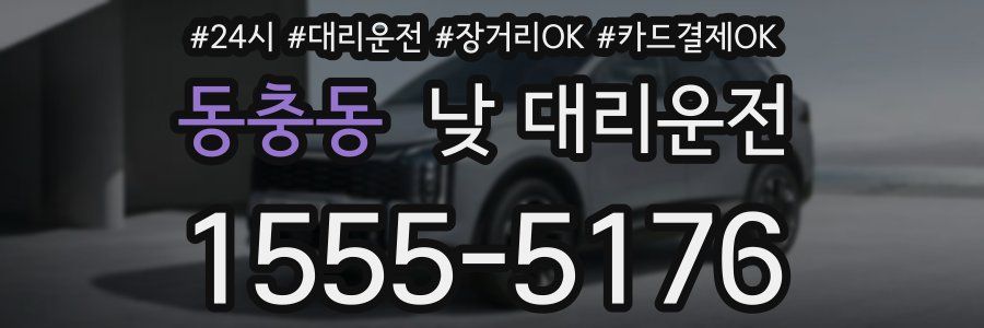 동충동 낮 대리운전