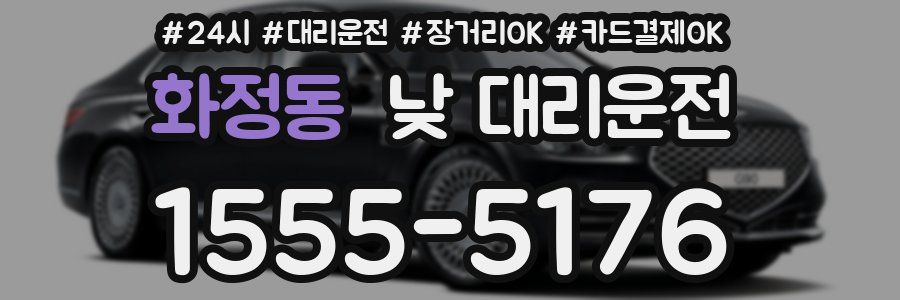 화정동 낮 대리운전