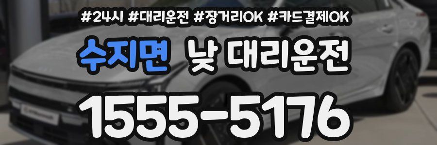 수지면 낮 대리운전