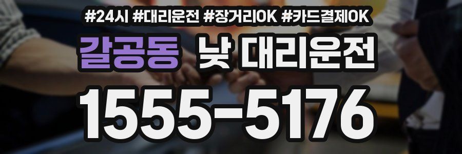 갈공동 낮 대리운전