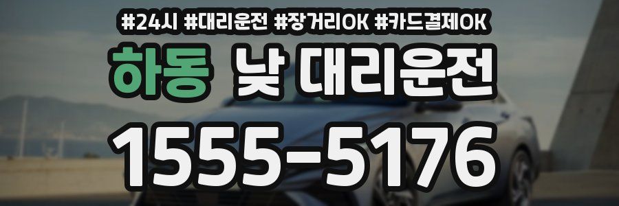 하동 낮 대리운전