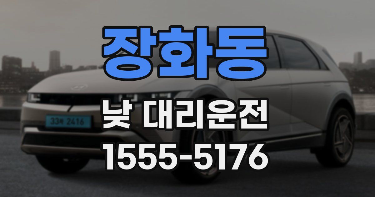 장화동 낮 대리운전