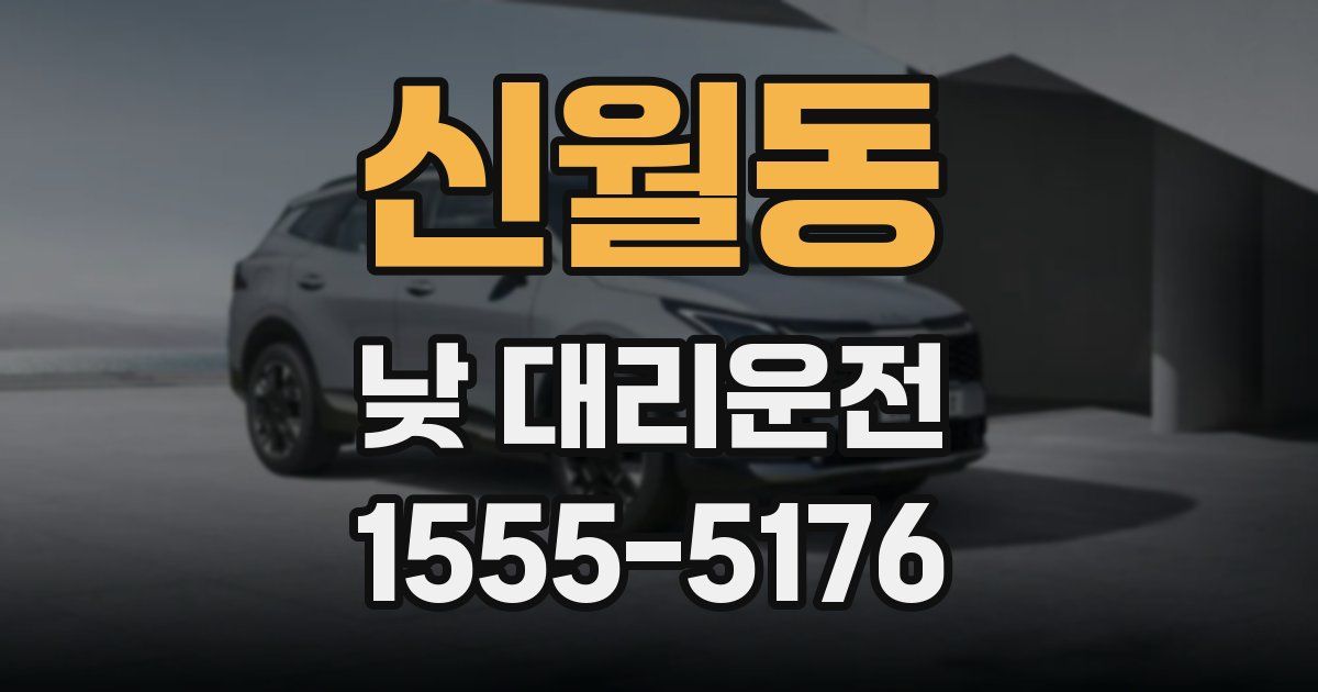 신월동 낮 대리운전