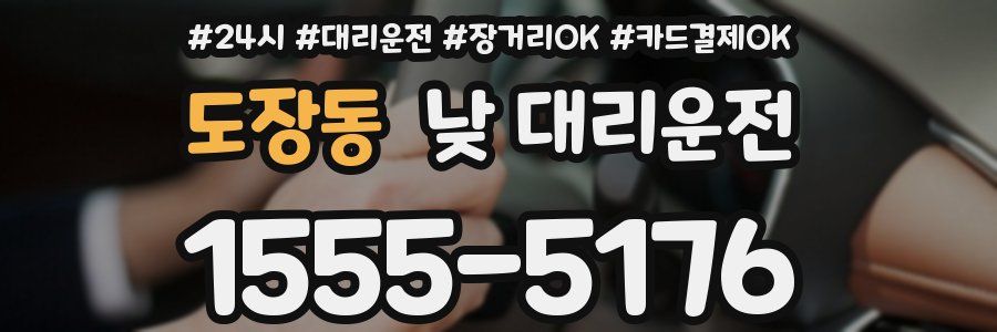 도장동 낮 대리운전