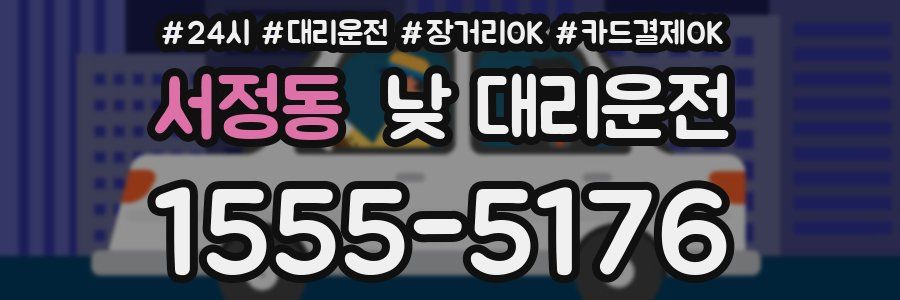 서정동 낮 대리운전