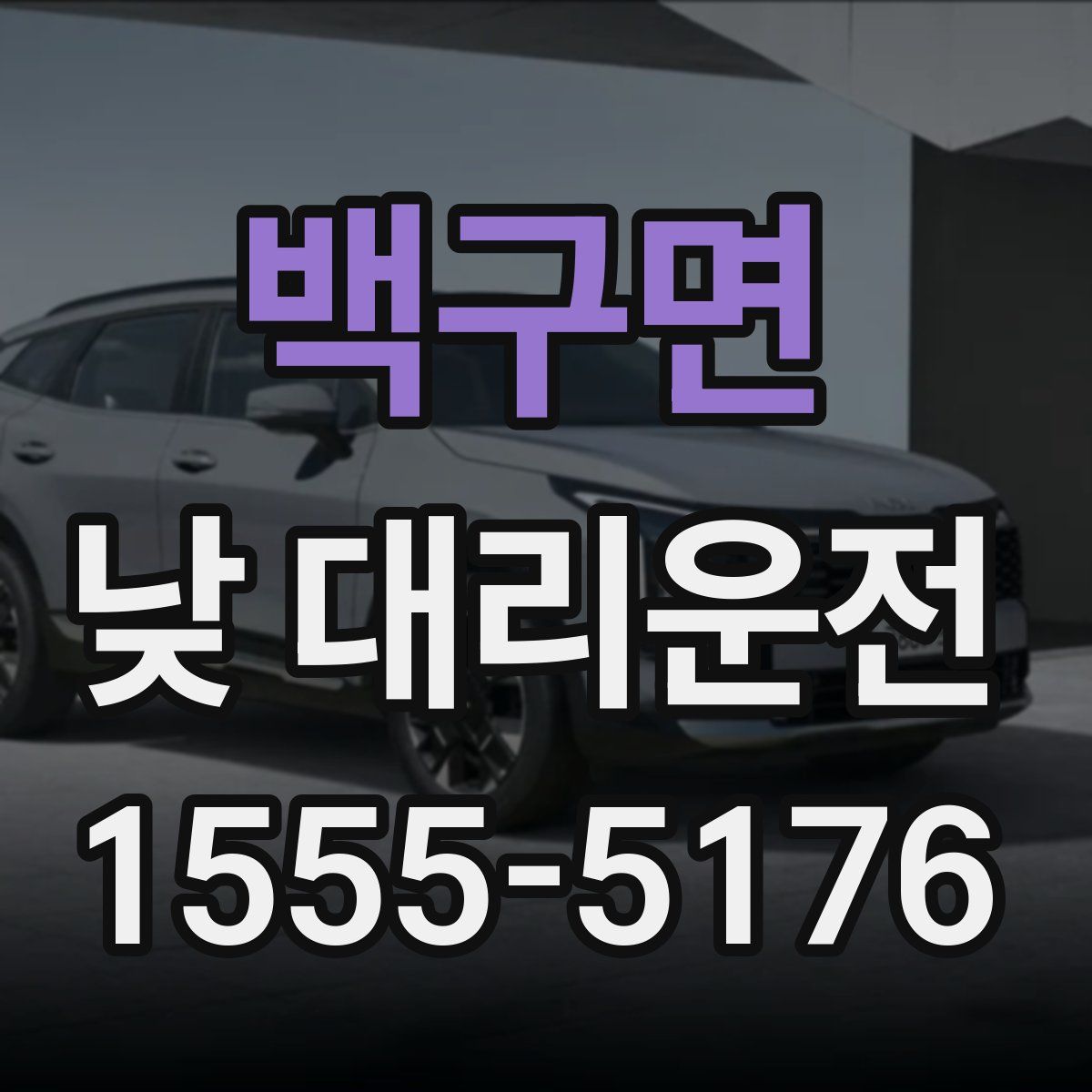 백구면 낮 대리운전