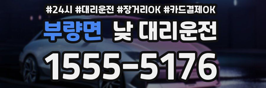 부량면 낮 대리운전