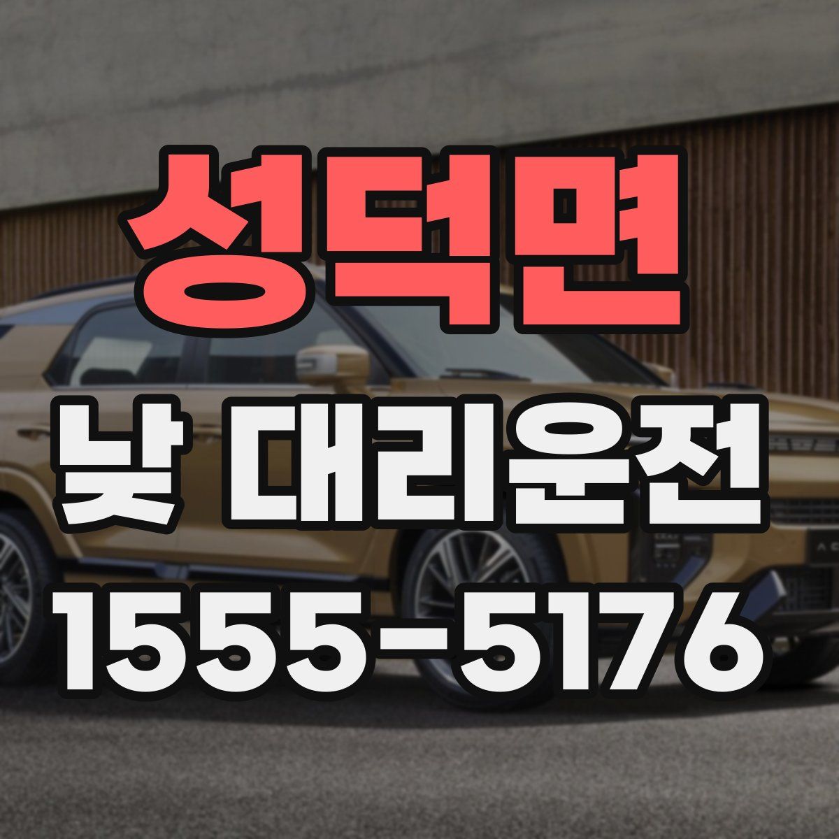 성덕면 낮 대리운전