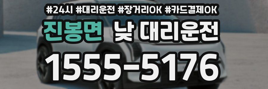진봉면 낮 대리운전