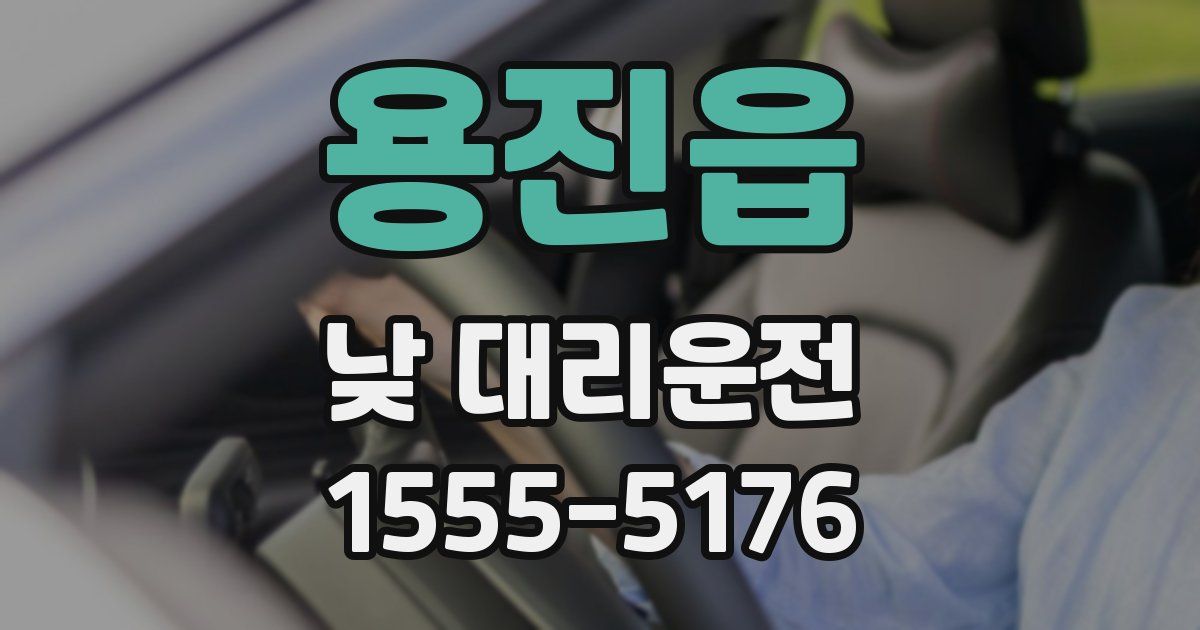 용진읍 낮 대리운전
