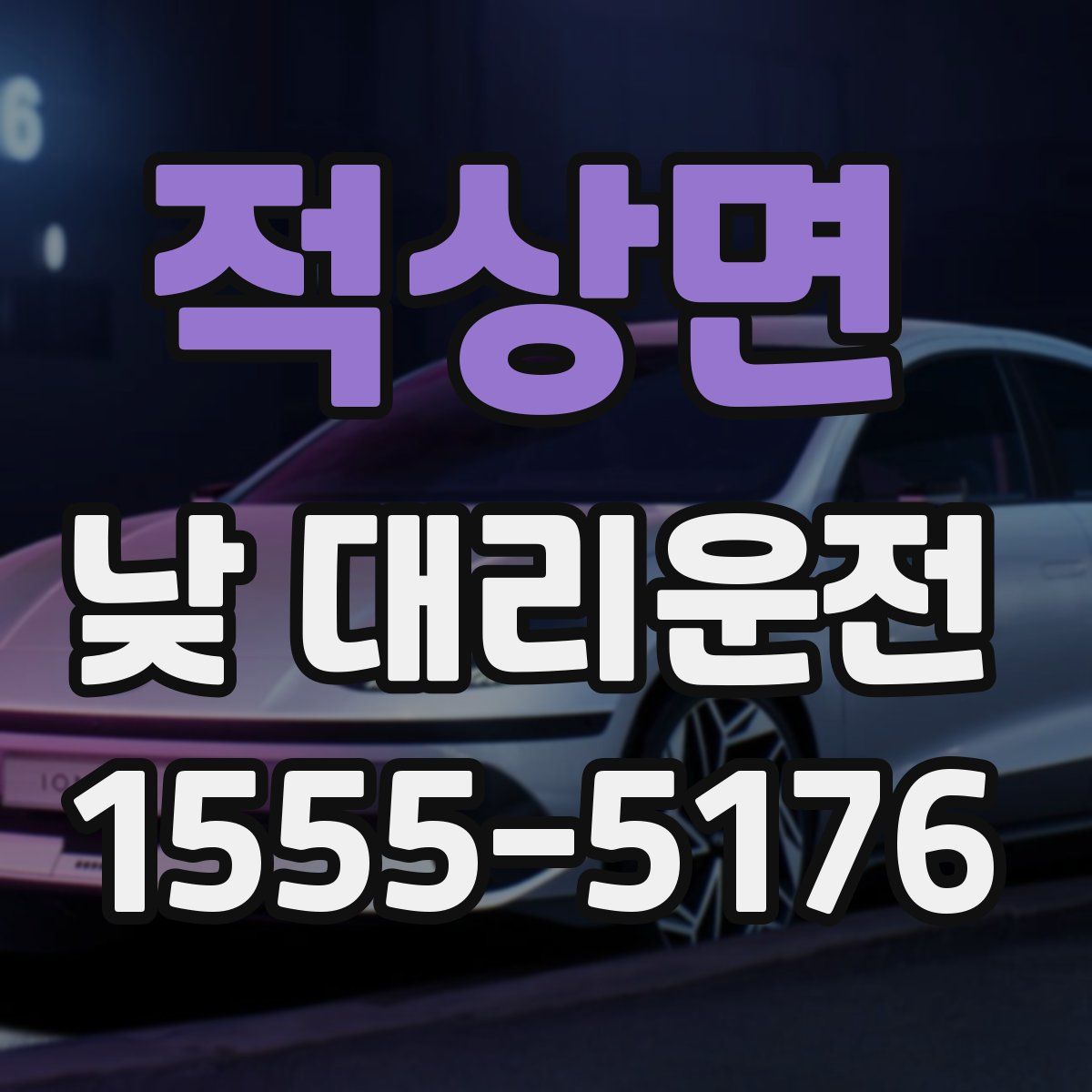 적상면 낮 대리운전