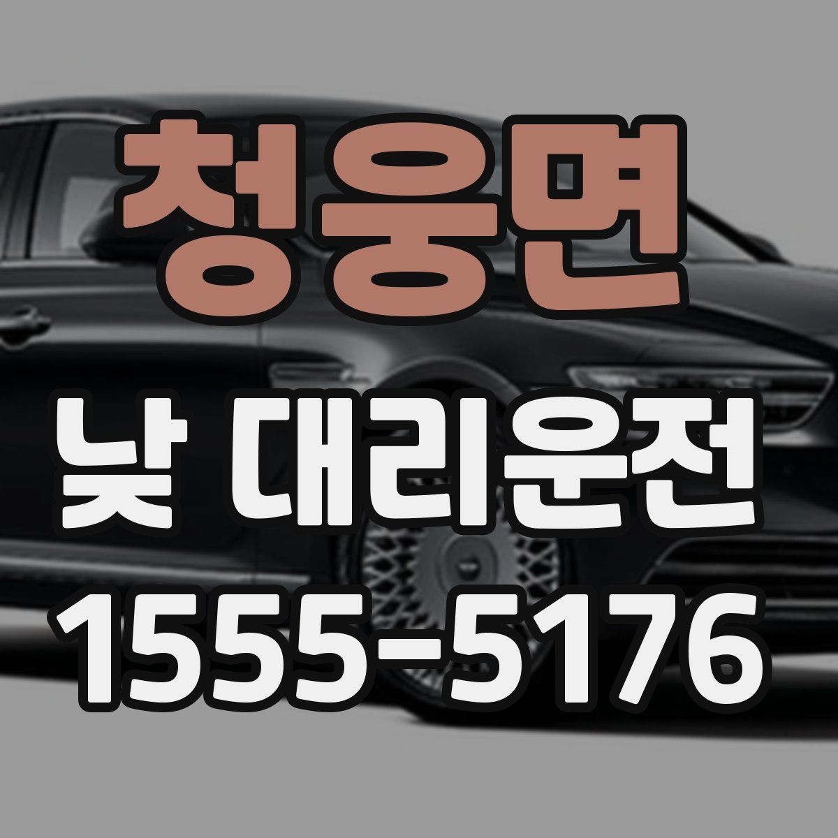 청웅면 낮 대리운전
