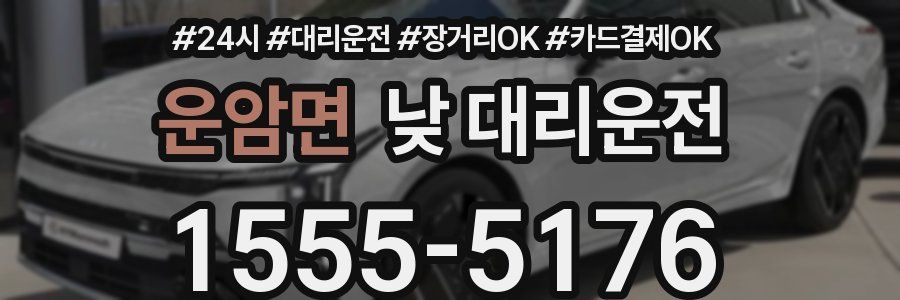 운암면 낮 대리운전