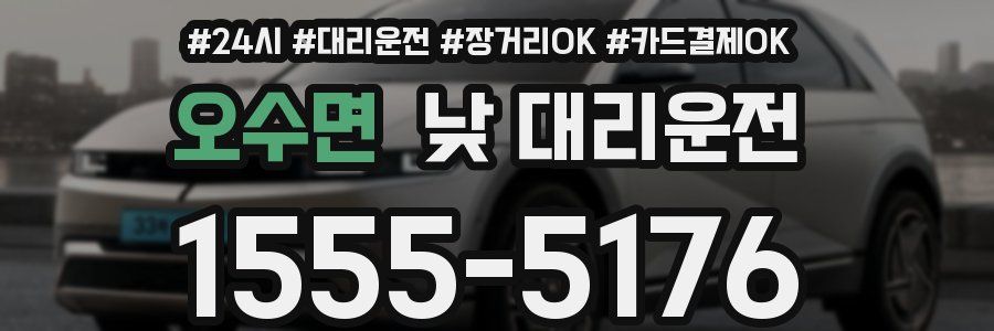 오수면 낮 대리운전