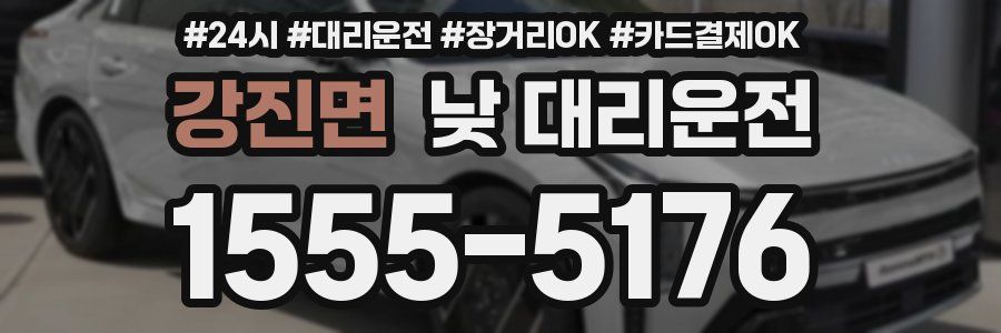 강진면 낮 대리운전
