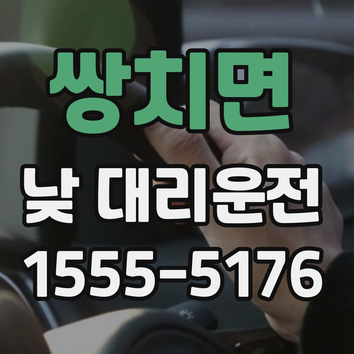 쌍치면 낮 대리운전