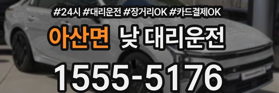 아산면 낮 대리운전