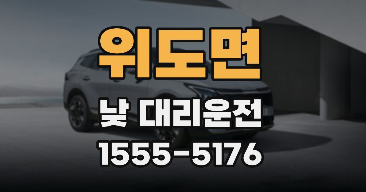위도면 낮 대리운전
