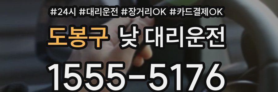 도봉구 낮 대리운전