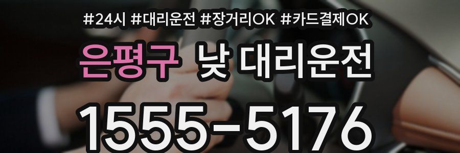 은평구 낮 대리운전