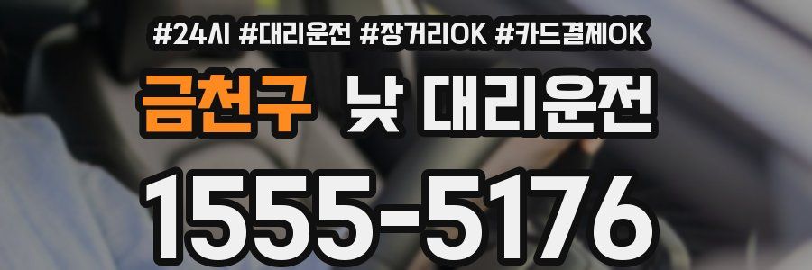 금천구 낮 대리운전