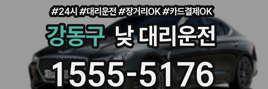 강동구 낮 대리운전