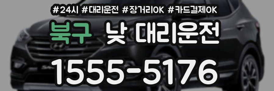 북구 낮 대리운전